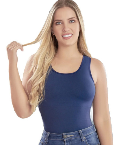 Camiseta Musculosa Reductora Faja Abdominal Modela Estiliza!