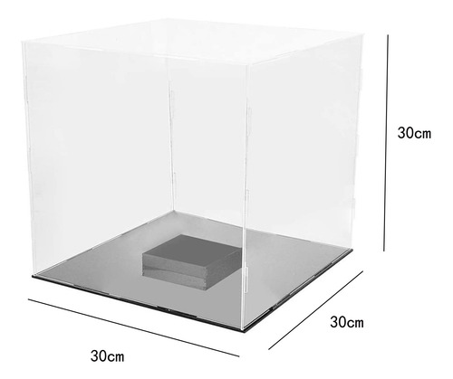 Caja De Exhibición A Prueba De Polvo 2x 30cm Para 