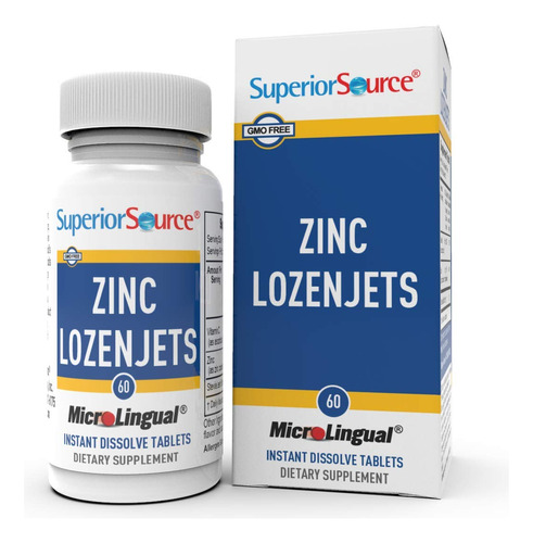 Superior Source Zinc Lozenjets, Zinc (5 Mg), Vitamina C (15