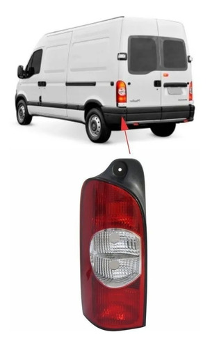 Optica Trasera P/ Renault Master 2007 08 2009 2010 2011 2012 Izquierdo/conductor Rojo