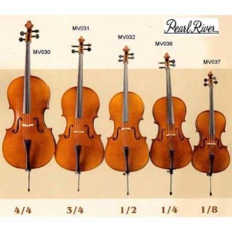 Violonchelo Pearl River Estudiante 1/8  Con Funda