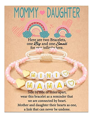 Regalos Para El Día De La Madre Para Hija, Pulseras Para E Y