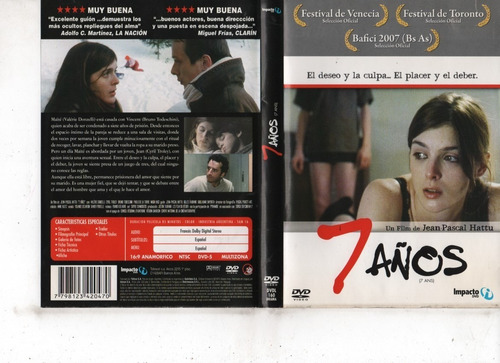 7 Años - Dvd Original - Buen Estado