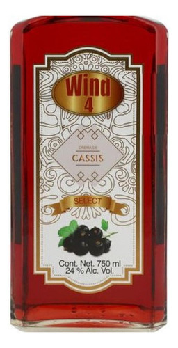 Pack De 4 Crema Wind 4 De Casis 750 Ml