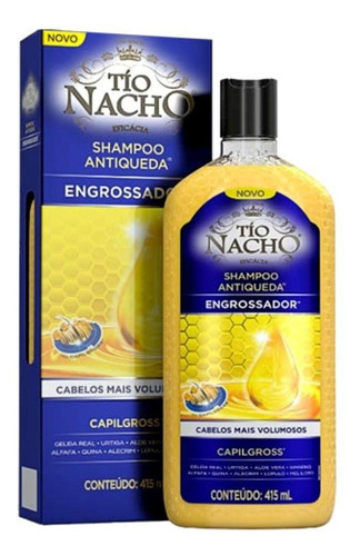 Shampoo Antiqueda Engrossador Tio Nacho 415ml