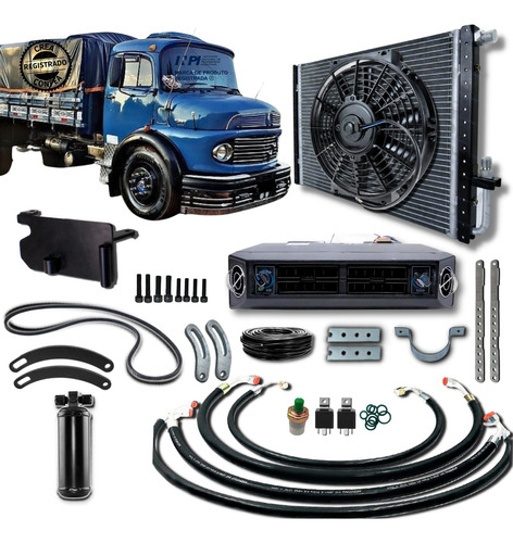 Kit Ar Condicionado Caminhão Mb 1518 Om 352 Sem Compressor