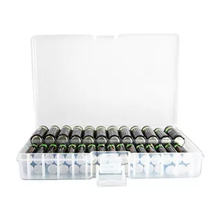 Aa Aaa Battery Storage Box, Rechargeable Battery Storag...