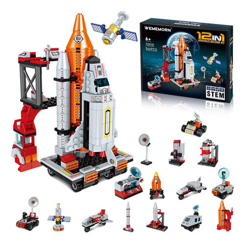 Wememorn Space Exploration Shuttle Rocket Toys Para 6 7 8 9