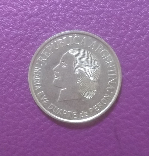 Moneda Evita 2 Pesos Aniversario 