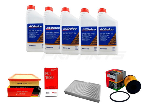 Imagem 1 de 1 de Kit Revisão Óleo E Filtros Citroen C4 Hatch Palla 2.0 16v