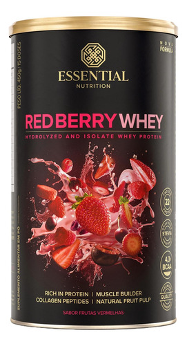 Red Berry Whey Essential Nutrition 450g
