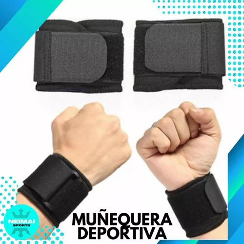 Muñequera Velcro Venda Soporte Muñeca Tendinitis Deportes