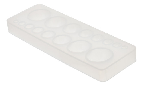 Molde De Epóxi Diy Multi Round Shape Time Molde De Silicone