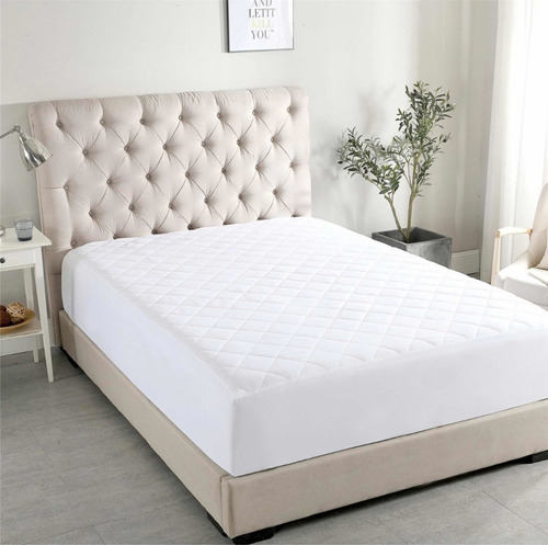 Cubre Colchón Queen Ajustable Cama160x200 Hotelero Protector