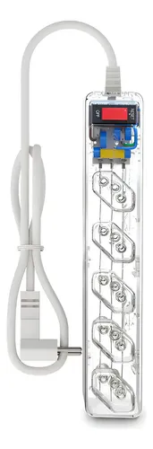 Clamper Proteção contra raios e surtos Filtro de linha - Transparente 5 - 1 m