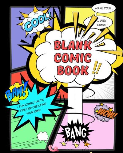 Libro: Blank Comic Book: Make Your Own Comics With This Comi