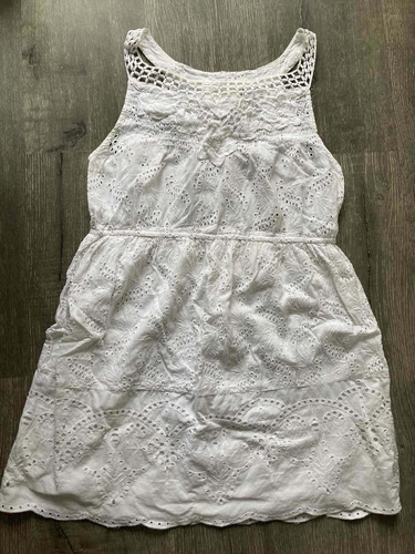 Vestido Blanco Corto Mujer Wanama (igual A Nuevo)