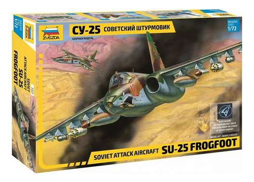 Su-25 Frogfoot - Zvezda 7227 Escala 1/72