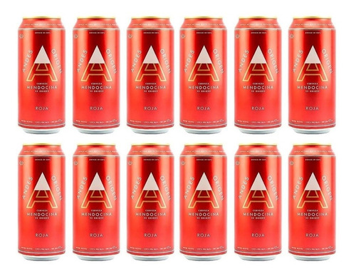 Cerveza Andes Origen Roja 473 Ml X12u. Zetta Bebidas