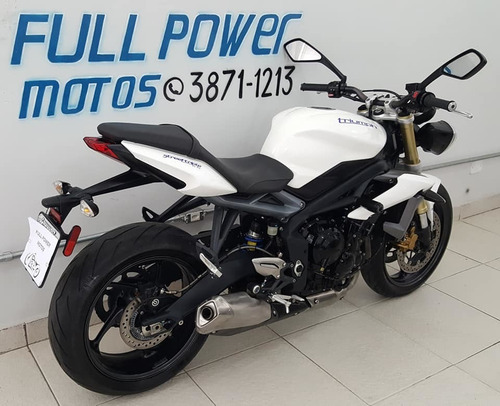 Triumph Street Triple 675 Com Abs 2014 Branca