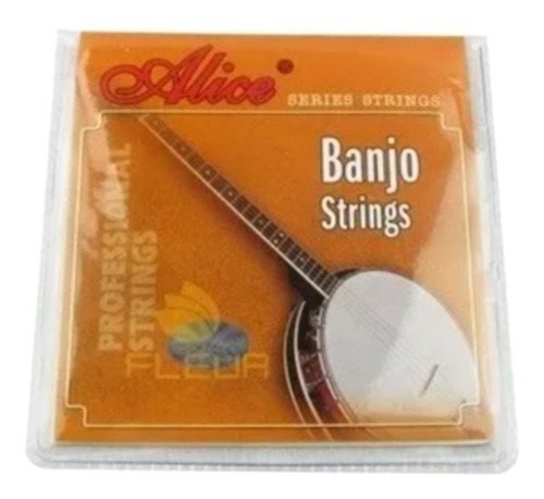 Encordoamento De Banjo Aço Inoxidável Alice 0.23 0.76