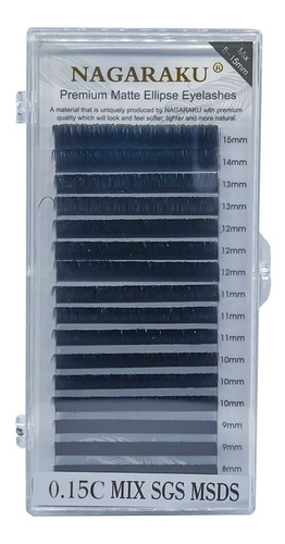 Hilo para pestañas Mix Premium Matte Elipse, 1 unidad