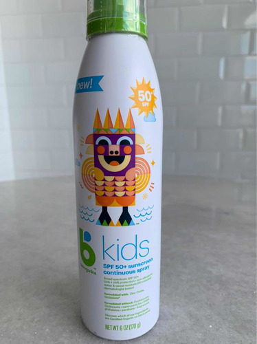 Protetor Solar Kids Spray Jato Babyganics Spf50+