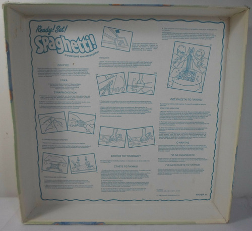 Juego Mesa Spaghetti Mb 1990 En Jretro