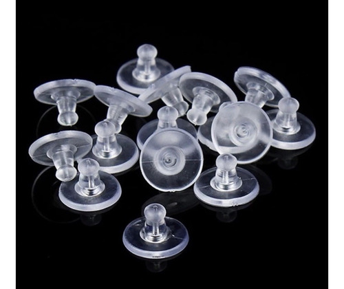 Imagem 4 de 10 de Tarracha Brinco 60 Unid Sutiã De Silicone Macio 30 Pares