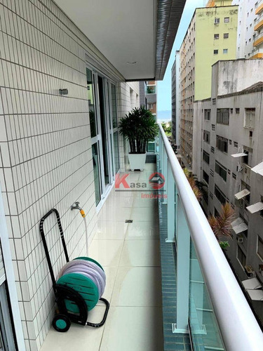 Imagem 4 de 30 de Apartamento Com 3 Dormitórios À Venda, 151 M² Por R$ 1.200.000,00 - José Menino - Santos/sp - Ap10231