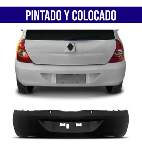 Paragolpe Clio Mio 2012 2013 2014 2015 2016 Pintado Y Coloc