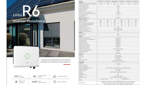 Melhor Inversor Solar 10kw Saj R6 10k S3 3 Mppt 220v Inmetro