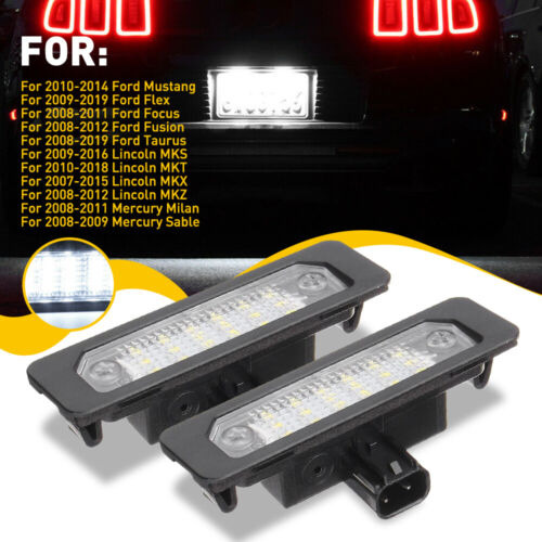 For Lincoln Mks Mkt Mkx Mkz White Led License Plate Ligh Aab