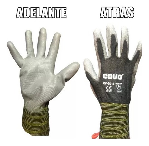 Guantes De Nylon Recubierto De Poliuretano Anticorte Covo