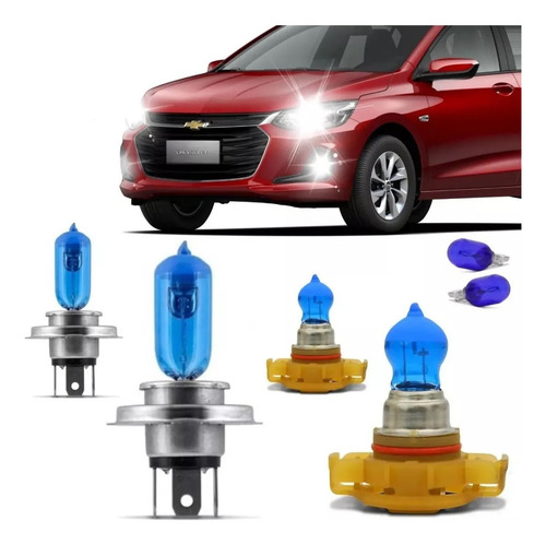 Kit Lâmpadas Onix Plus Sedan 2020 2021 2022 Ltz Super Branca