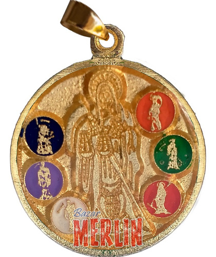 Talisman Santa Muerte 7 Potencias Protección Para Tu Persona