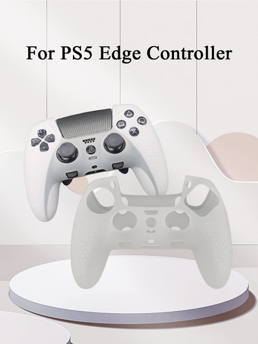 Funda De Silicona Para Controlador Ps5 Dualsense Edge Blanca