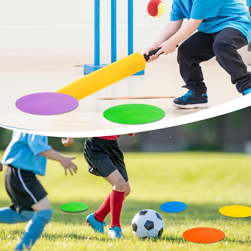 Spots Markers Flat Discs Colored Flat Cones For Soccer 12pcs