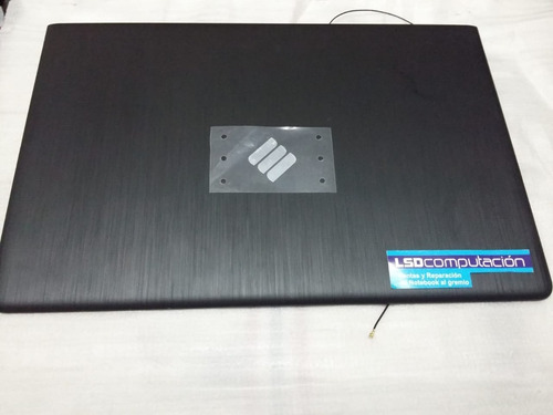 Tapa Bisagras Marco Notebook Exo Smart C145 Carcasa Gris/negro