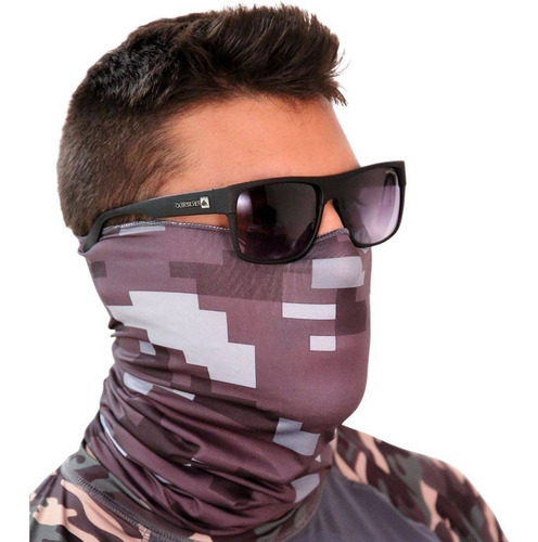 Imagem 7 de 9 de Kit 2 Buff Bandana Ciclismo Uv50 Camuflado Selva + Digital