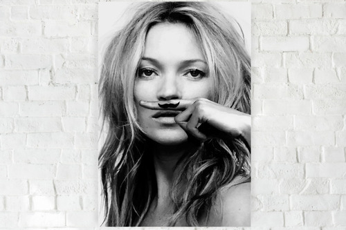 Imagen 2 de 7 de Cuadro Decorativo Kate Moss Marca Decoholic