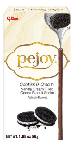 Pocky Pejoy Cookies & Cream, Glico, 56 G