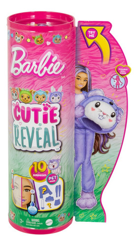 Barbie, Cutie Reveal Pijama Conejo Disfrazado De Koala