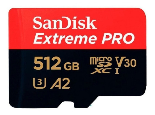 Memoria Micro Sd Sandisk Extreme Pro 512gb 4k Dron Cam Etc