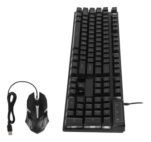 Combo De Teclado E Mouse Para Jogos De 104 Teclas Retroilumi