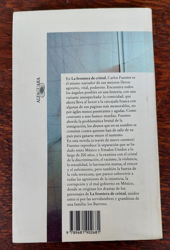 La Frontera De Cristal ( Una Novela En Nueve Cuentos ) (Usado)