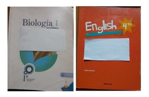Libros De Bachillerato 4to Año (biología, Inglés)