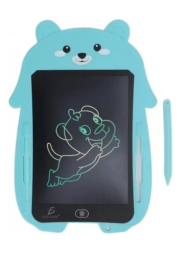 Tableta Grafica Digitalizadora Dibujo Oso 8.5 Pulgadas Color Azul