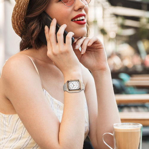 J Funda Mujer + Correa Para Apple Watch 8 41mm 40mm Correa