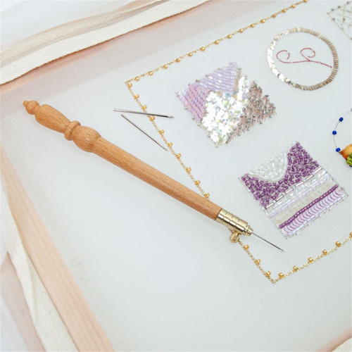 4 Aguja De Bordado Francesa Aguja De Tejer Para Crochet 80